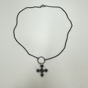 Sterling Silver 925 Viking Cross Cloverleaf Cross Museums KOPI SMYKKER